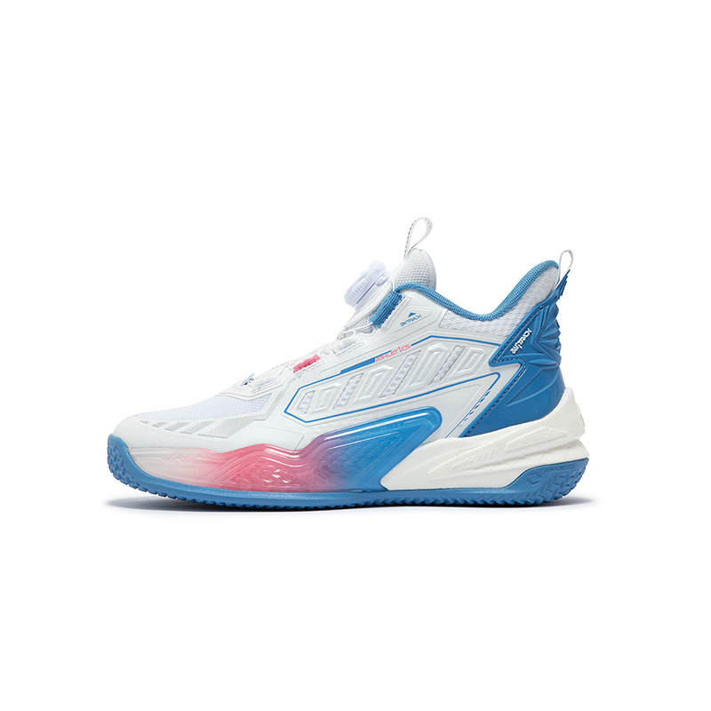 361°KIDS Slip Resistant Abrasion Resistant Low top Children's Basketball Shoes Blue White Kids'