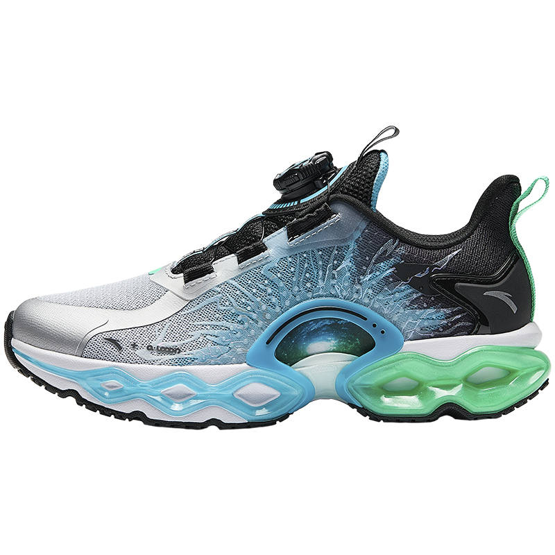 Antakids Energy Ring 10.0 Low top Running Shoes Silver Blue Teenagers