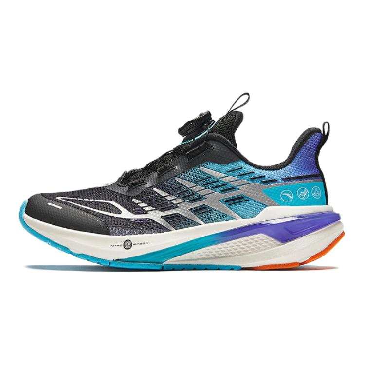 Antakids Winning Fabric Low top Running Shoes Black Blue Purple Teenagers