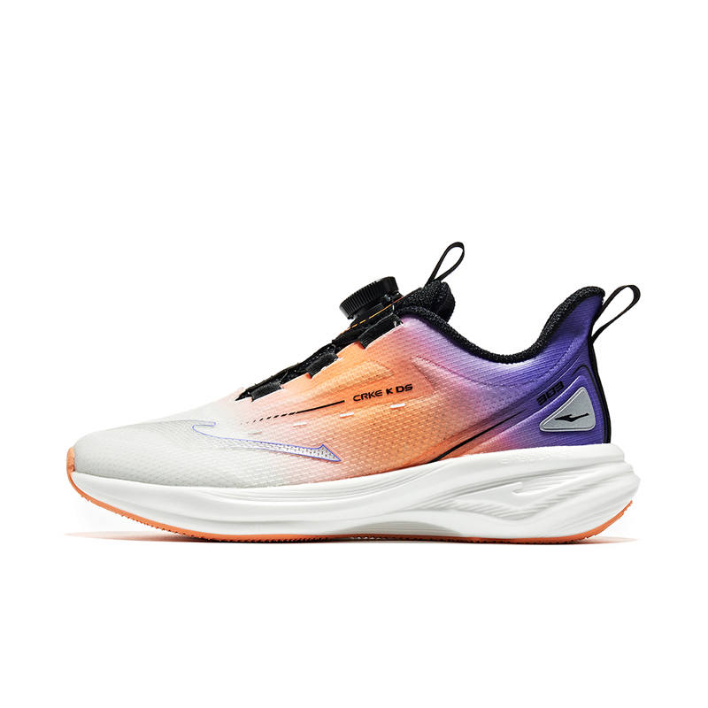 ERKE KIDS Anti kick Low top Kids' Running Shoes Papaya Milkshake Signal Purple Kids'