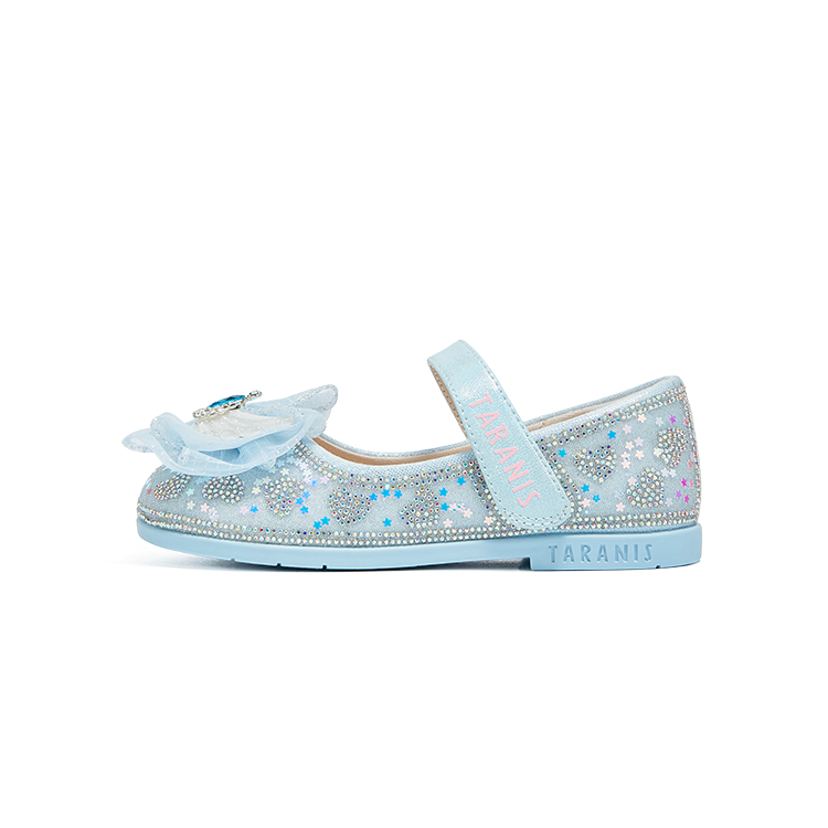 TARANIS Slip Resistant Abrasion Resistant Low top Kids' Leather Shoes Children Aged 3 7 Years Old