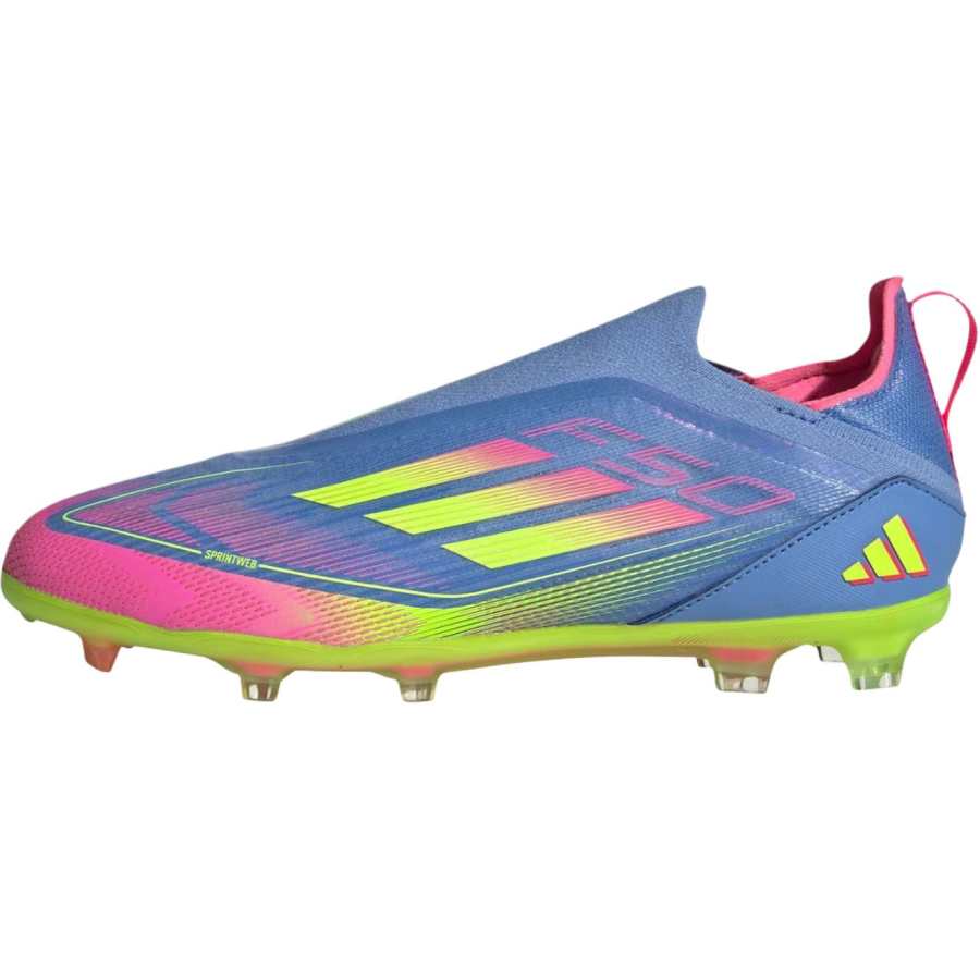 Adidas Adidas F50 ELITE Slip Resistant Abrasion Resistant Low top Kids' Soccer Shoes Blue Teenagers