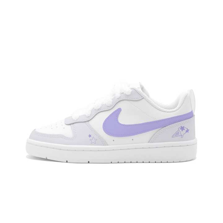 Nike Nike Court Borough Purple Snow Star Winter Leather Slip Resistant Cushioning Abrasion Resistant