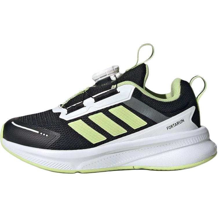 Adidas Adidas FORTARUN 4.0 Abrasion Resistant Abrasion Resistant Low top Running Shoes Black Green Kids'