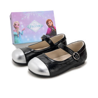 Disney Frozen Series Slip-Resistant Anti-Kick Wear-Resistant Low-Top Kids' Leather Shoes Children Aged 3-7 Years Old
