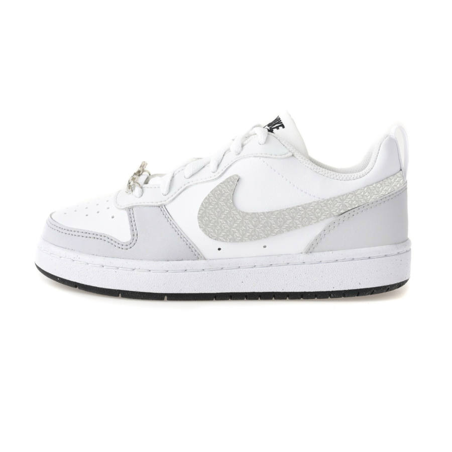 Nike Nike Court Borough Cushioning Abrasion Resistant Low top Kids' Skateboarding Shoes Gray Unisex