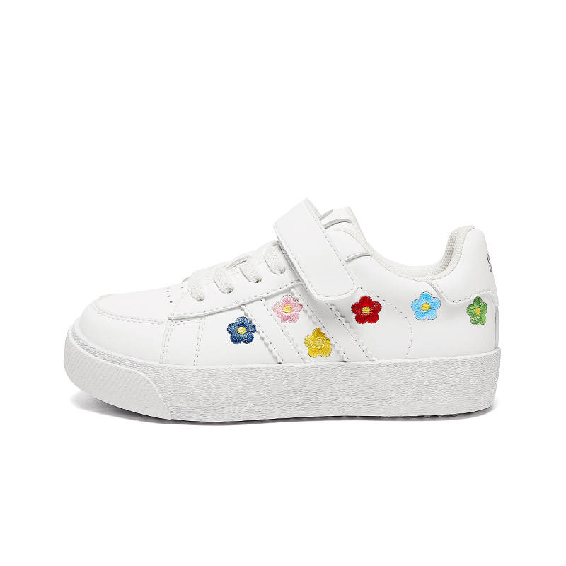 Snoffy Abrasion Resistant Breathable Low top Kids' Skateboarding Shoes Preppy White Kids'