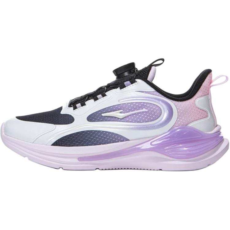 ERKE KIDS Low top Kids' Running Shoes Black Purple Teenagers