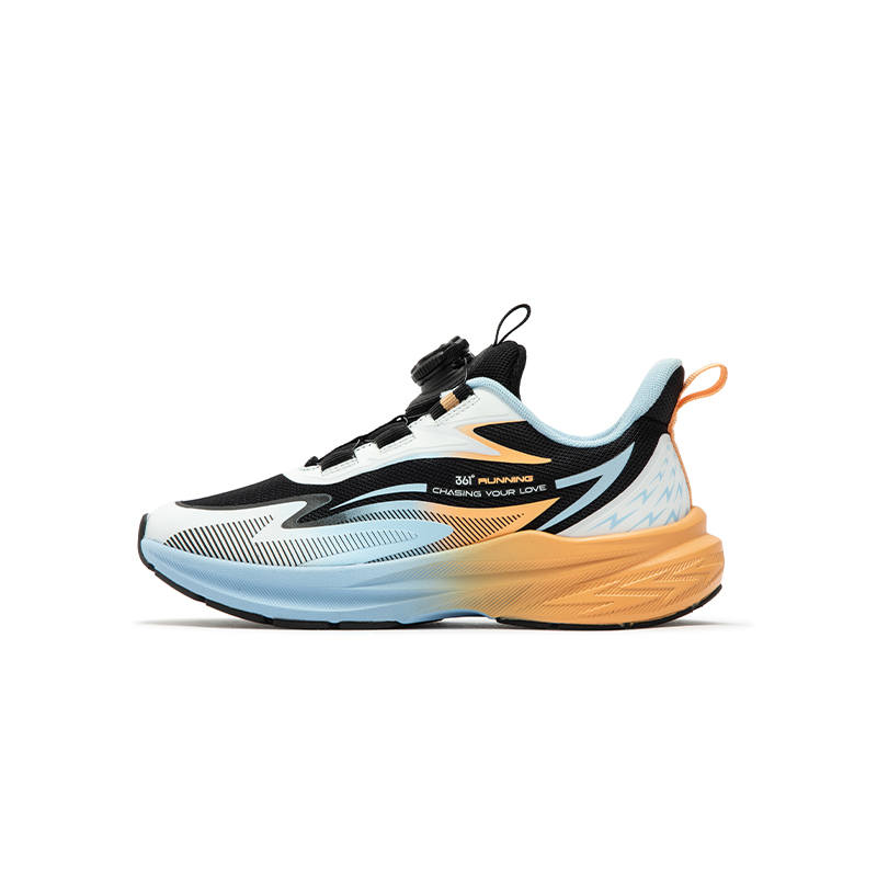 361°KIDS Low top Running Shoes Black White Blue Unisex