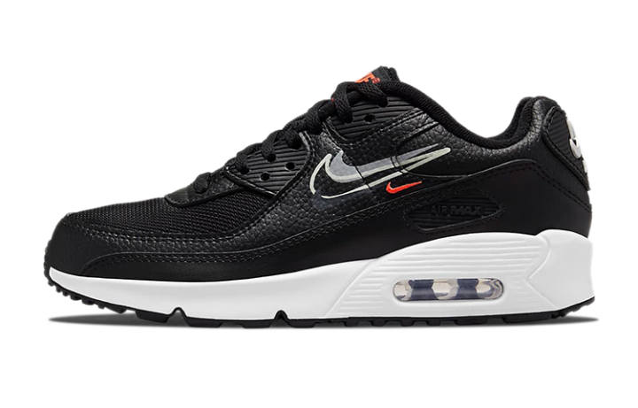 Nike Nike Air Max 90 'Black Bright Crimson' GS