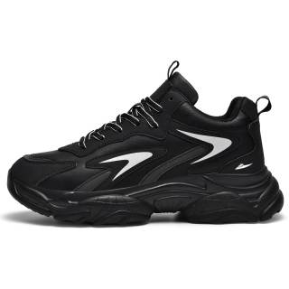 KUDING Microfiber Leather Slip Resistant, Abrasion Resistant, Breathable Low top Casual Shoes Unisex