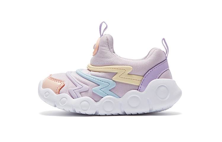 361°KIDS Slip Resistant Cushioning Abrasion Resistant Breathable Low top Casual Shoes Purple Yellow Blue Kids'