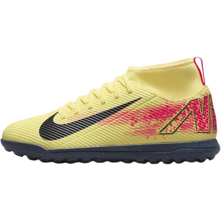 Nike Nike Mercurial Superfly 10 Leather Mid top Kids' Soccer Shoes Yellow Unisex