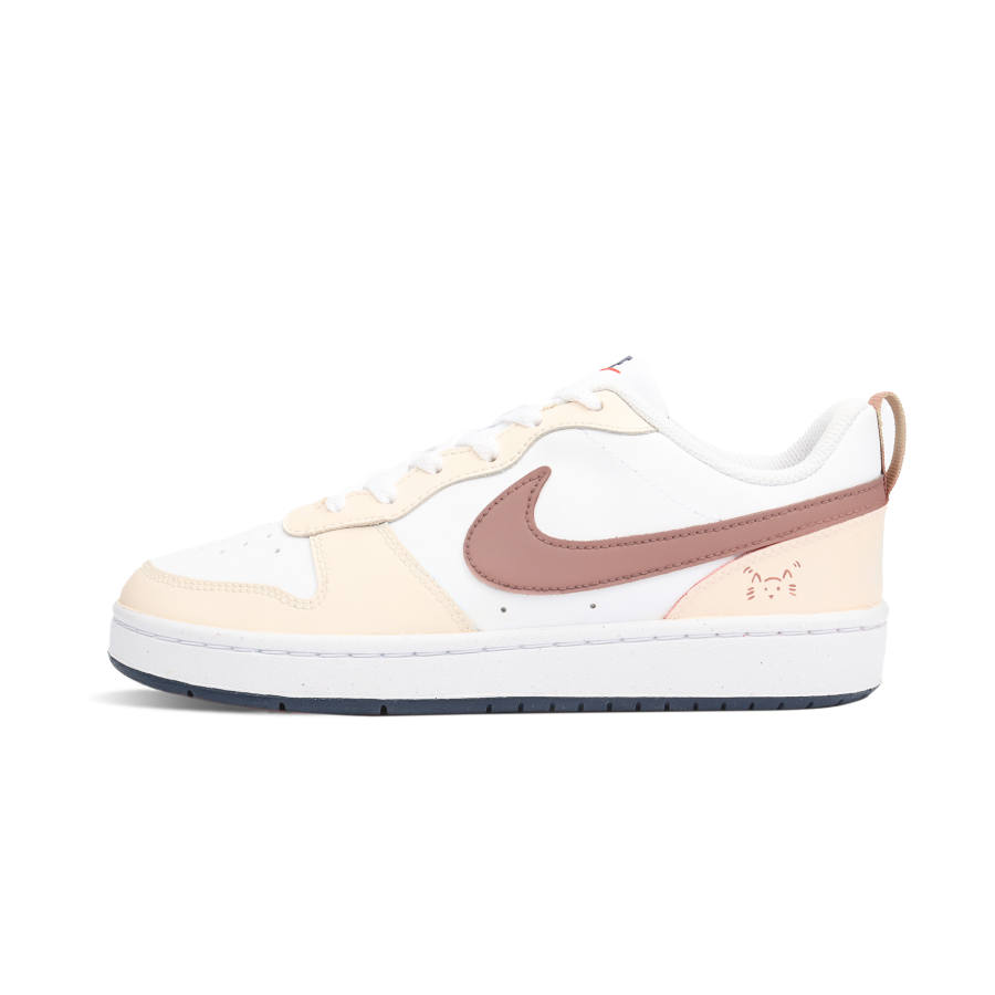 Nike Nike Court Borough Cushioning, Wear Resistant Low top Kids' Skateboarding Shoes Pink Teenagers