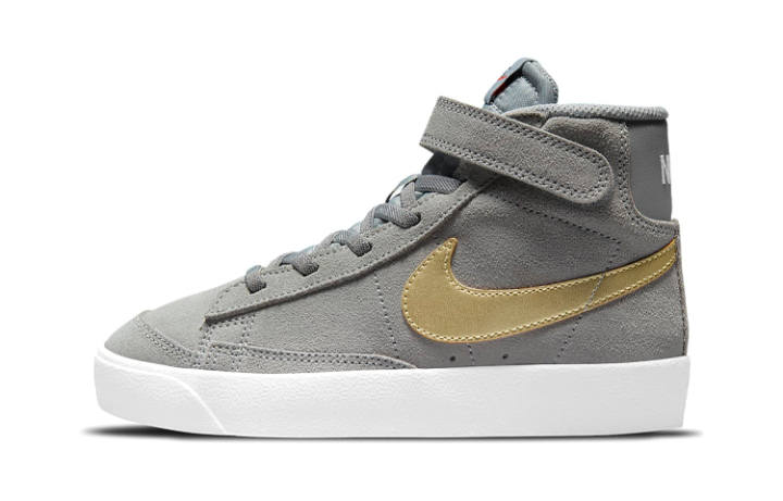 Nike Nike Blazer Mid 77 Grey Metallic Gold Star PS