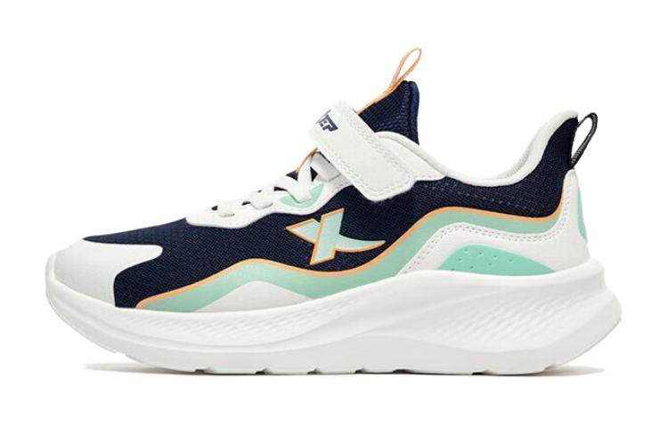XTEP Versatile Low top Running Shoes Blue White Green Teenagers