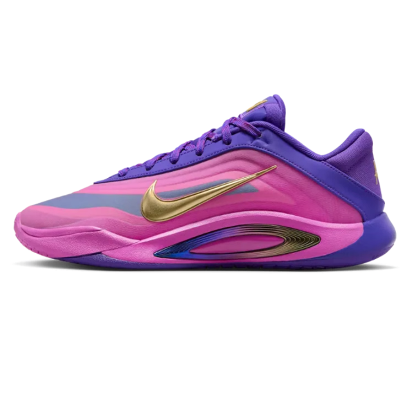 Nike Nike A'One Low top Children's Basketball Shoes Fiery Purple Kids'
