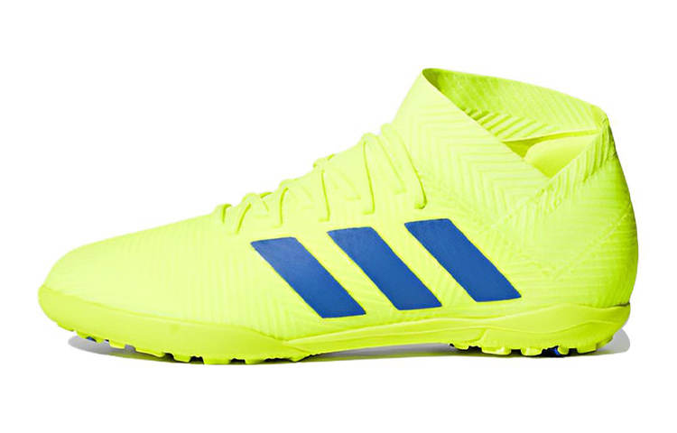 Adidas Adidas Nemeziz Tango 18.3 Slip Resistant Cushioning Abrasion Resistant Low top Kids' Soccer Shoes Green Kids'