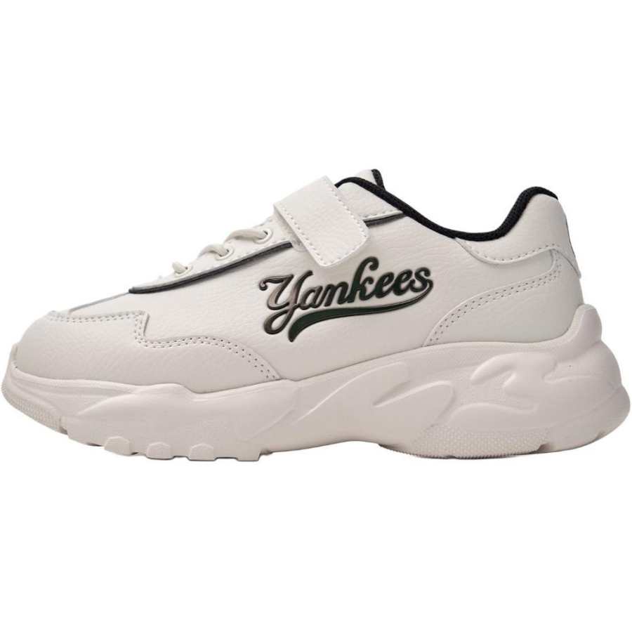 MLB New York Yankees Slip Resistant Abrasion Resistant Slip Resistant Abrasion Resistant Casual Shoes White Kids'