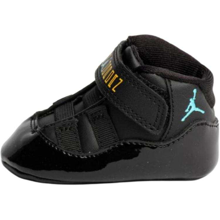 Jordan Jordan Air Jordan 11 Slip Resistant Abrasion Resistant High top Pre Walking Baby Shoes Black Infant And Toddler