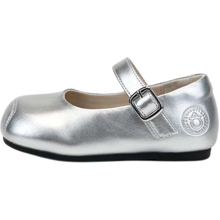 QINUOSHU Slip Resistant And Breathable Low top Kids' Leather Shoes Children Aged 3 7 Years Old