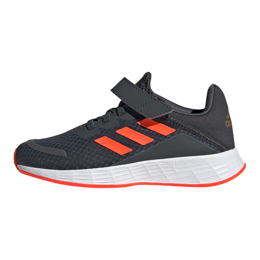 Adidas Adidas Duramo Sl Abrasion Resistant Low top Kids' Running Shoes Gray Orange Children Aged 3 7 Years Old
