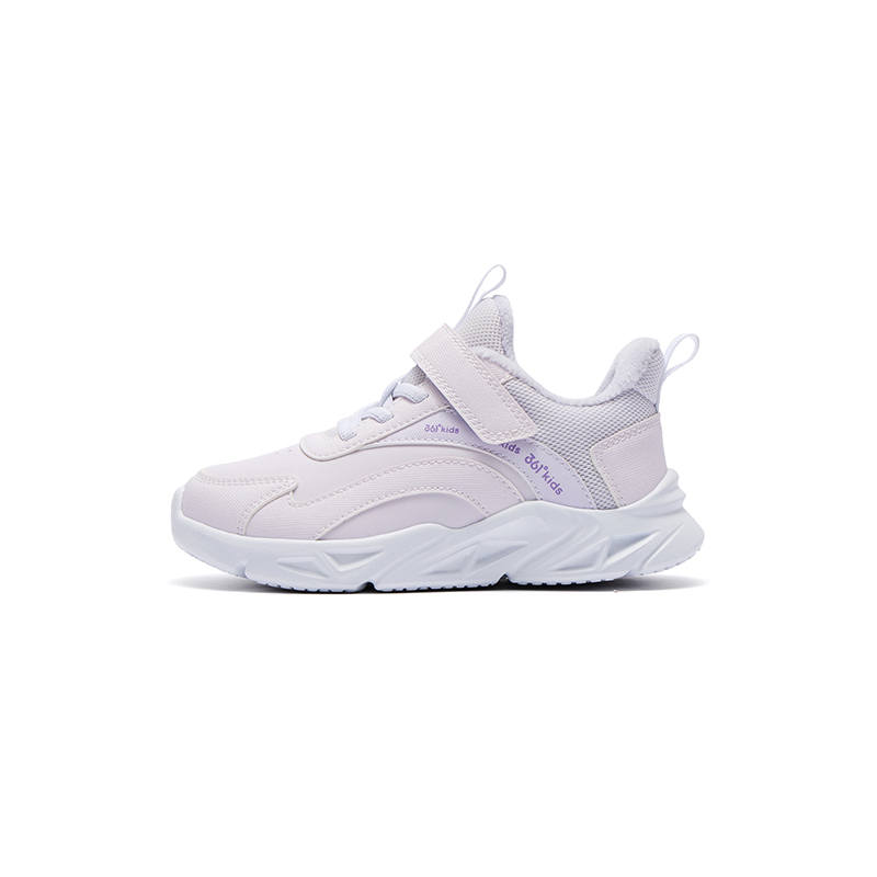 361°KIDS Thermal Cold Resistant Thickened And Fleece Lined Minimalist Style Versatile Comfortable Padded Kids' Shoes