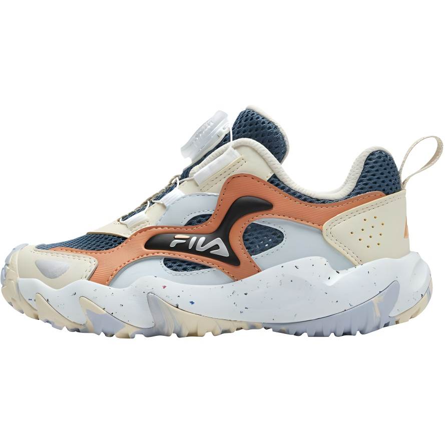 FILA KIDS PERFORMANCE FPH Tiger Claw River Trekking Shoes Mesh Mid top Kids' Outdoor Shoes Dream Blue/Illusion Blue