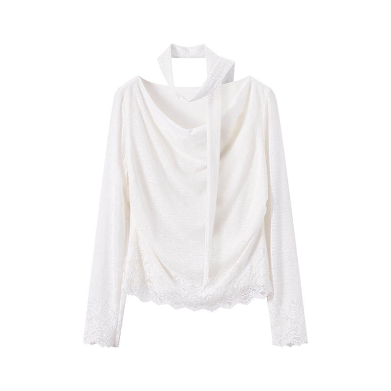 XIANGYING T Shirts Women's Boat Neck Moderate Nipped In Waist