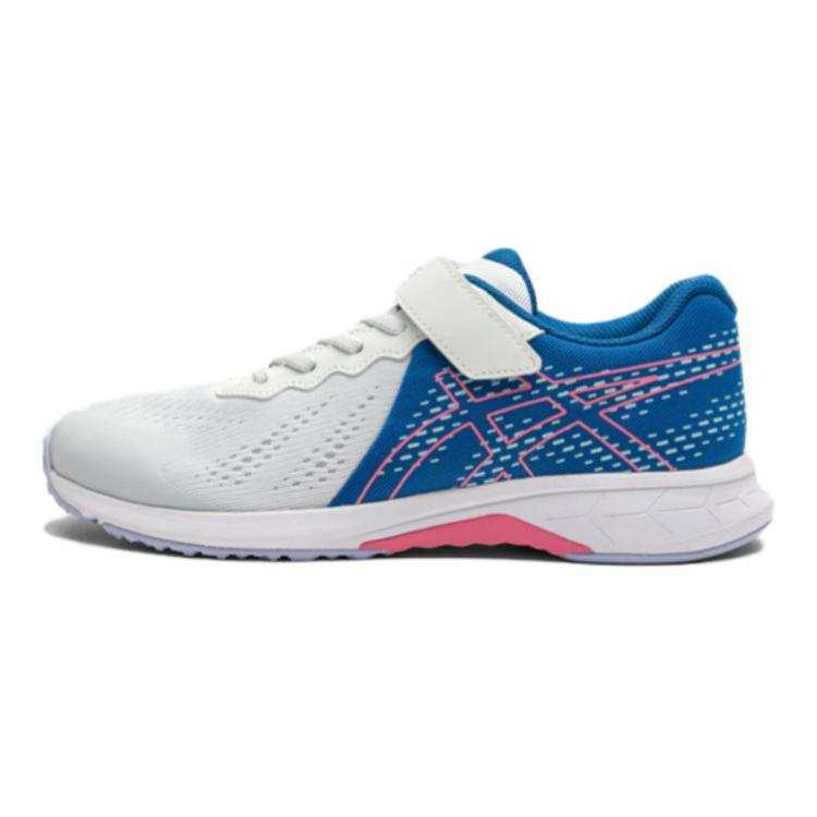 ASICS Cushioning Abrasion Resistant Low top Kids Lifestyle Shoes White Blue Kids'