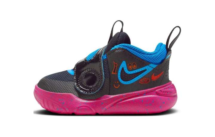 Nike Nike Team Hustle D 11 Synthetic Leather Cushioning Abrasion Resistant Cushioning, Wear Resistant Low top Toddler Shoes