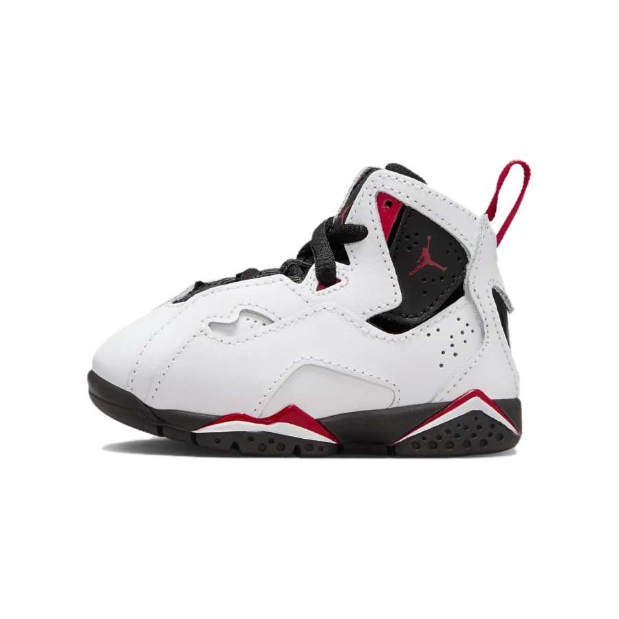 Jordan Jordan True Flight Air Jordan Slip Resistant Anti Kick High top Toddler Shoes White Black Infant And Toddler