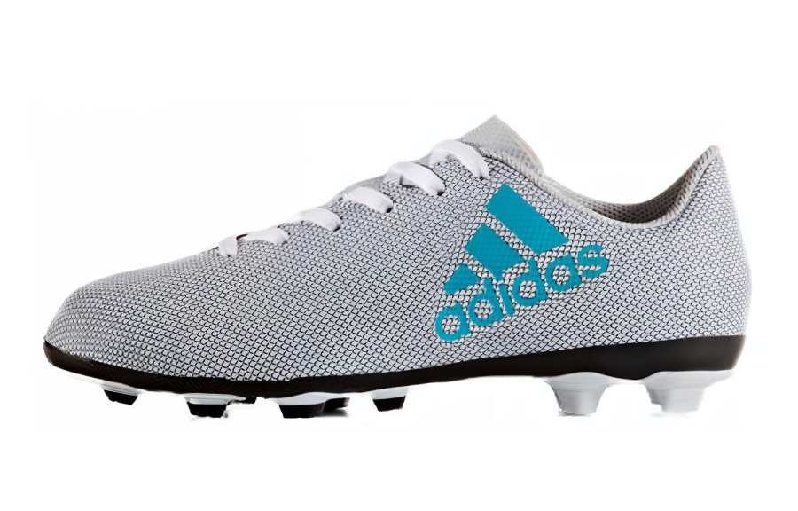Adidas Adidas 17.4 J FG Abrasion Resistant Low top Kids' Soccer Shoes Gray Kids'