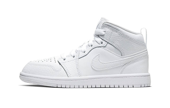 Jordan Jordan 1 Mid PS Triple White 2021