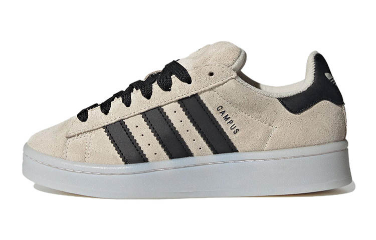 Adidas Originals CAMPUS 00s Leather Low top Kids' Skateboarding Shoes Beige Gray