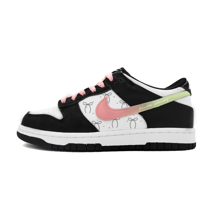 Nike Nike Dunk Guava Soda Slip Resistant Low top Skateboard Shoes Women's Black Gray