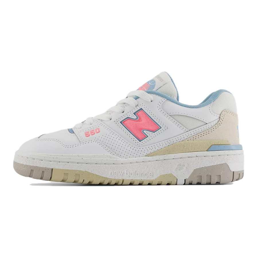 New Balance New Balance NB 550 Abrasion Resistant Low top Kids' Skateboarding Shoes White Teenagers