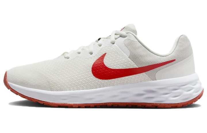 Nike Nike REVOLUTION 6 Cushioning Breathable Low top Running Shoes Red White Unisex