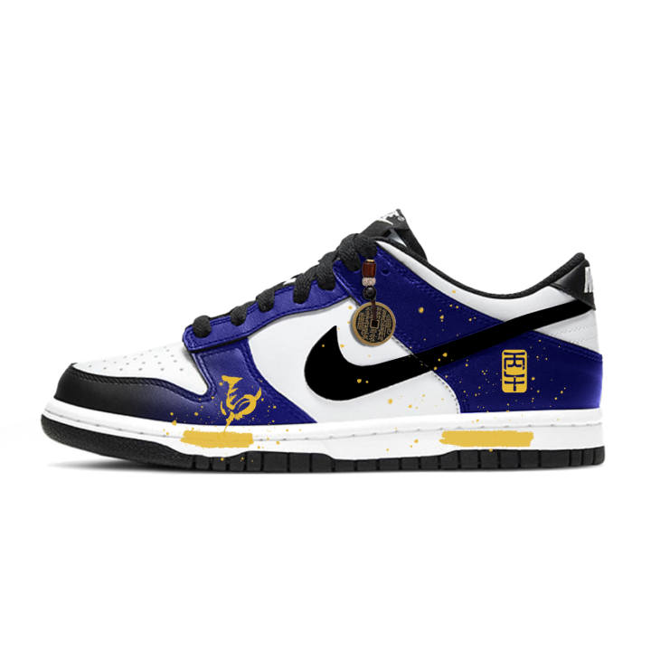 Nike Nike Dunk Swift Blue Voyage Leather Slip Resistant, Abrasion Resistant, Lightweight Cushioning Low top