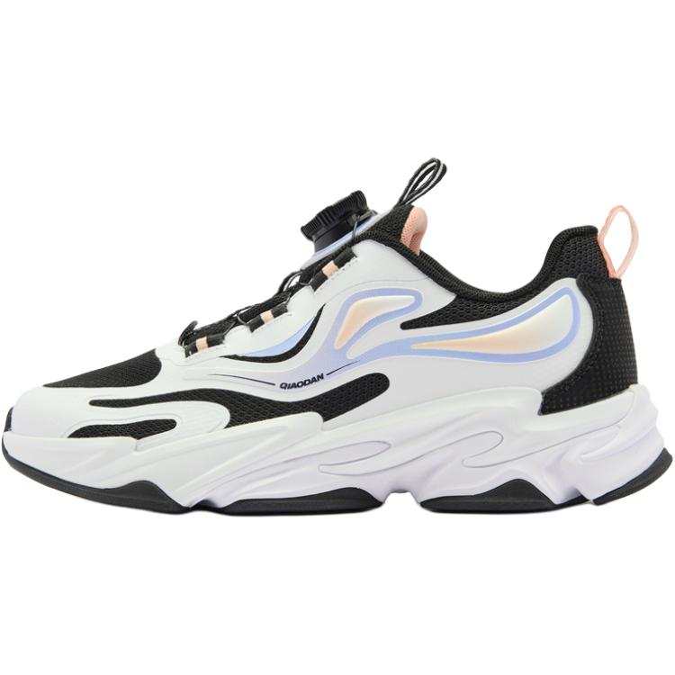 QIAODAN Low top Casual Shoes Black/Jordan White Teenagers