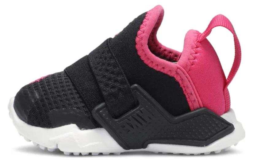 Nike Nike Huarache Run Drift Cushioning, Wear Resistant Low top Toddler Shoes Black Pink Infant And Toddler
