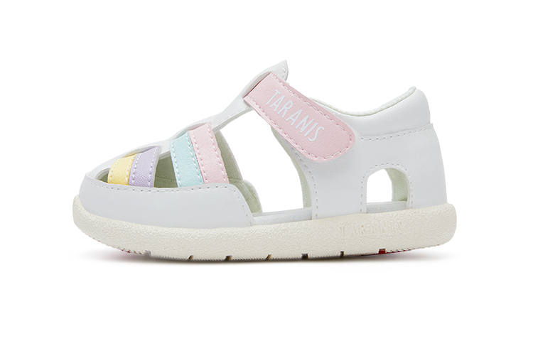 TARANIS Baby Princess Sandal Collection Slip Resistant Slip Resistant Toddler Shoes White Pink Infant And Toddler