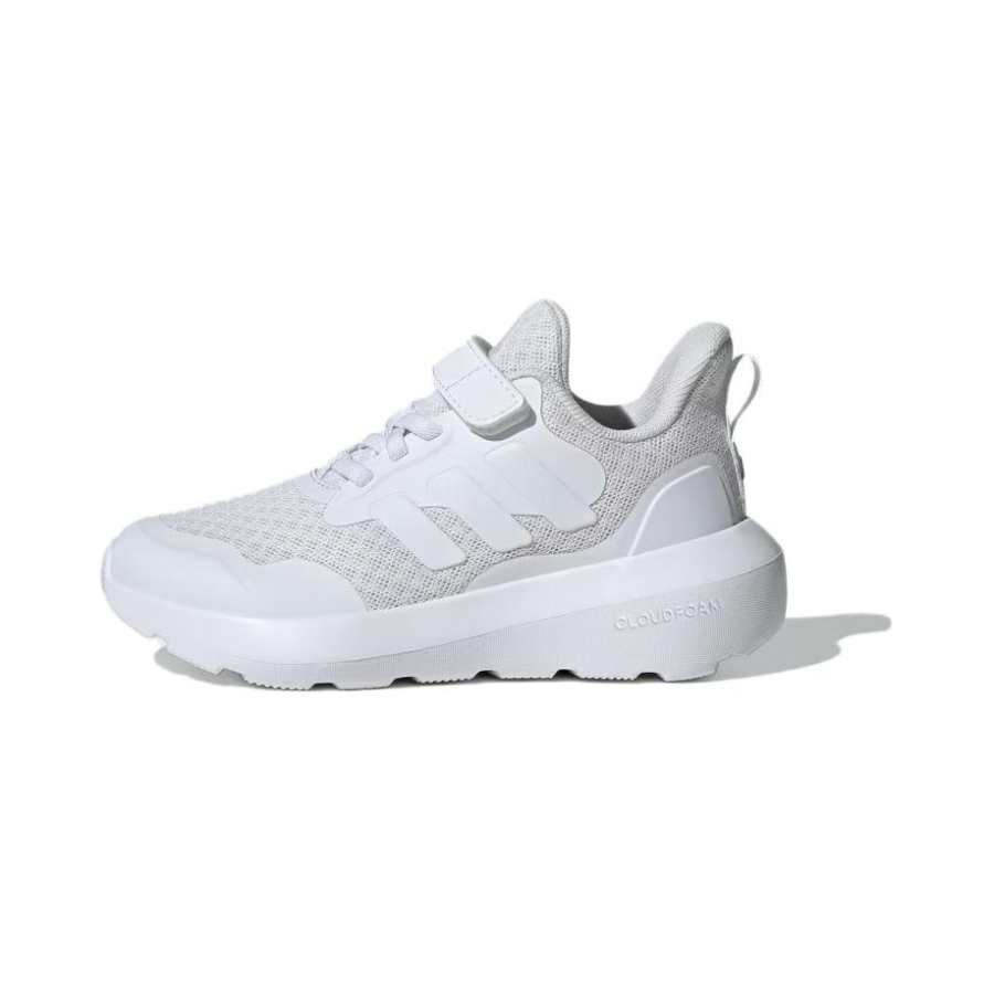 Adidas Adidas Cloudfoam Slip Resistant Abrasion Resistant Low top Kids' Running Shoes White Children Aged 3 7 Years Old
