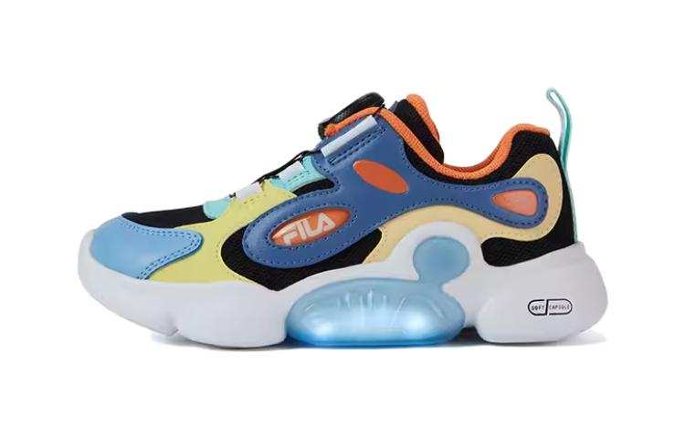 FILA KIDS Abrasion Resistant Low top Kids' Running Shoes Blue Children Aged 3 7 Years Old