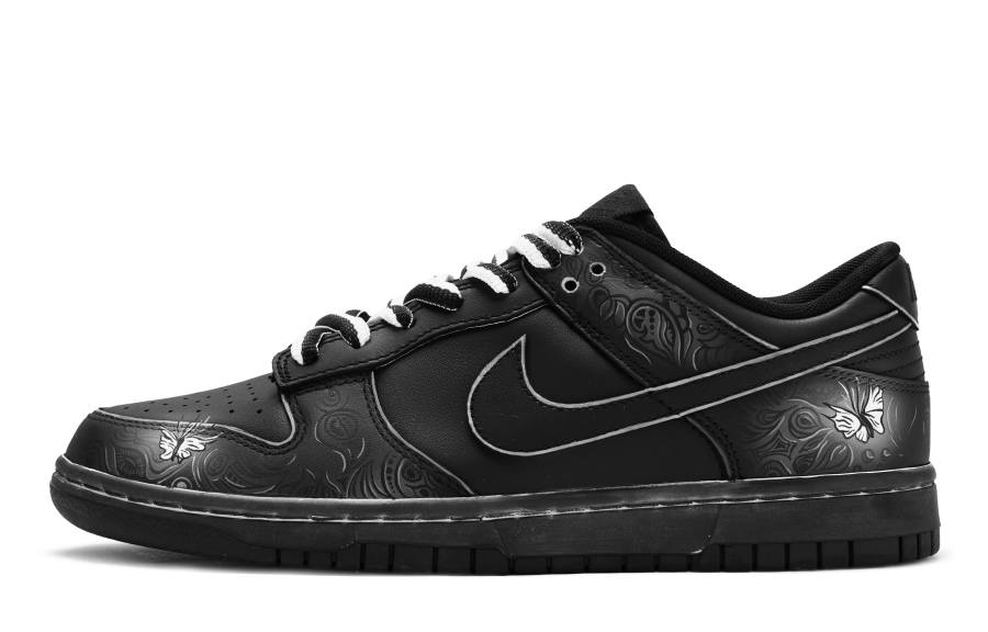 Nike Nike Dunk 811 Manufacturing, Erosion White Butterfly Slip Resistant Slip Resistant Low top Skateboard Shoes Women's