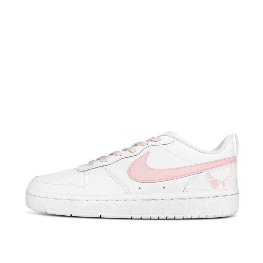 Nike Nike Court Borough Low 2 Low top Kids' Skateboarding Shoes Pink White Teenagers