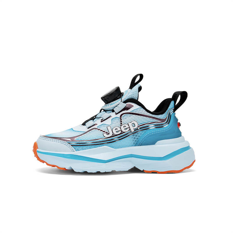 Jeep Abrasion Resistant Breathable Low top Running Shoes Crown Blue Kids'