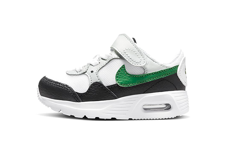 Nike Nike Air Max SC Cushioning Abrasion Resistant Breathable Low top Toddler Shoes White Green Infant And Toddler