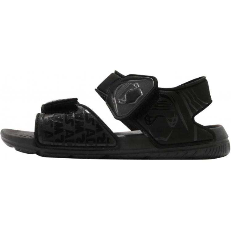 Adidas STAR WARS x Adidas Altaswim Slip Resistant Abrasion Resistant Low top Children's Sandals Black Teenagers