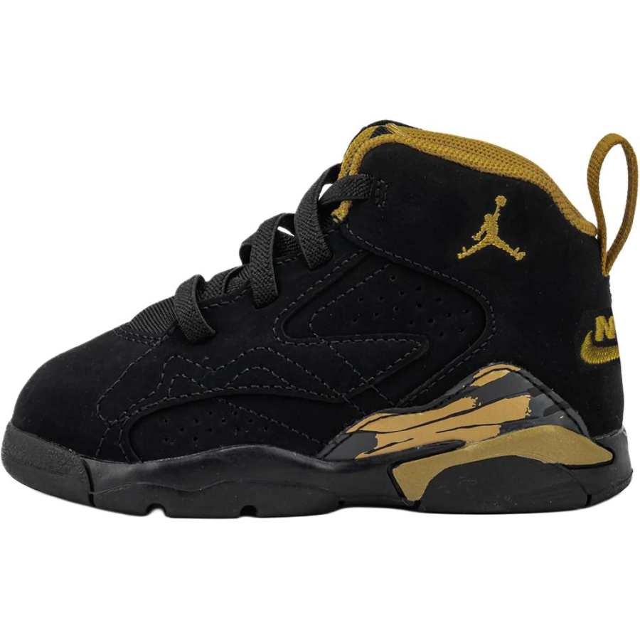 Jordan Jordan Jumpman MVP Slip Resistant Abrasion Resistant High top Toddler Shoes Black Infant And Toddler